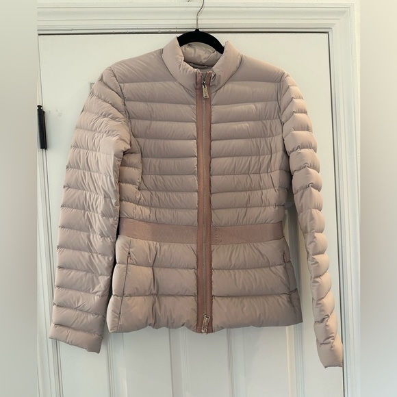 ADD Revolve Down Short Jacket Puffer Coat Blush Taupe Women’s size 8 - Picture 1 of 8